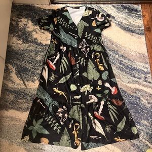 Forest friends dress from Coramoon! Mushrooms, frogs and plants galore!